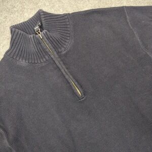 Eddie Bauer Men's XL Blue 1/4 Zip‎ Sweater Authentic Outdoor Outfitters